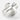 Aluminum prism pole adapter, 5/8-11 and M12 thread, view 2