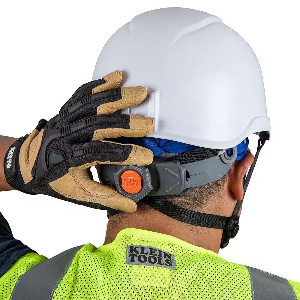 Safety Helmet, Vented-Class C, White