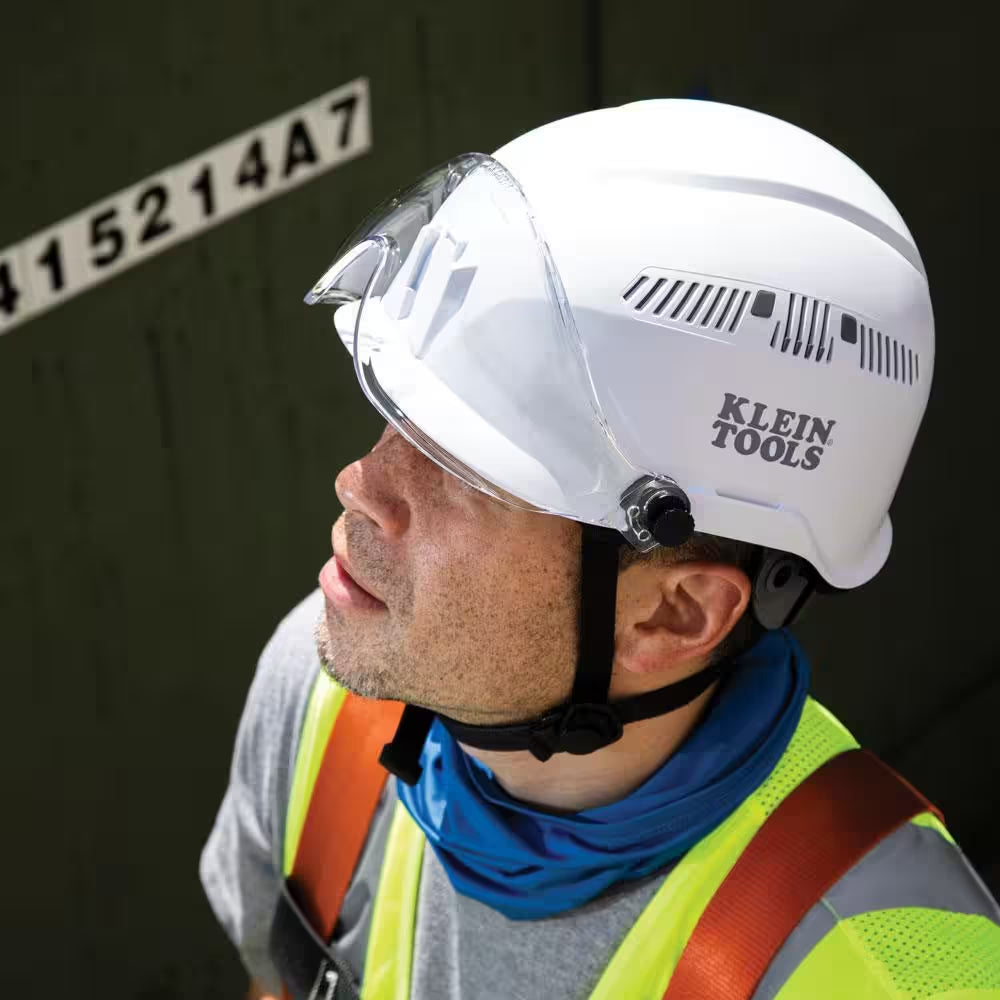 Safety Helmet, Vented-Class C, White
