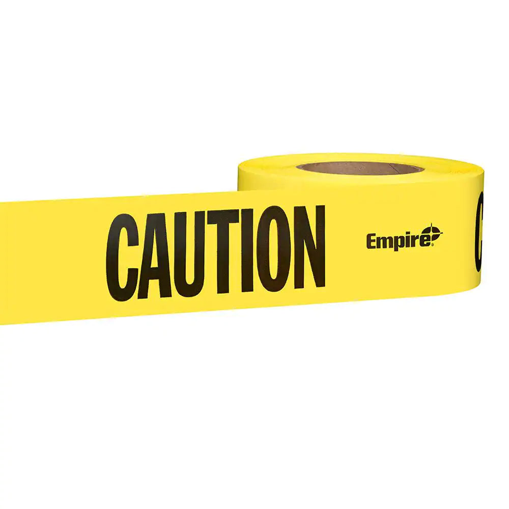 3 In. X 1000 Ft. Caution/Cuidado Standard Barricade Tape