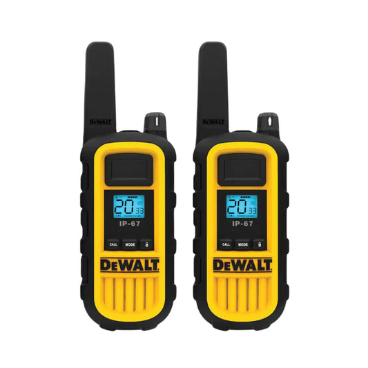 DeWalt 2-Watt Walkie-Talkies Heavy Duty: Robust Communication Devices for Sturdy and Reliable Performance in Demanding Work Environments