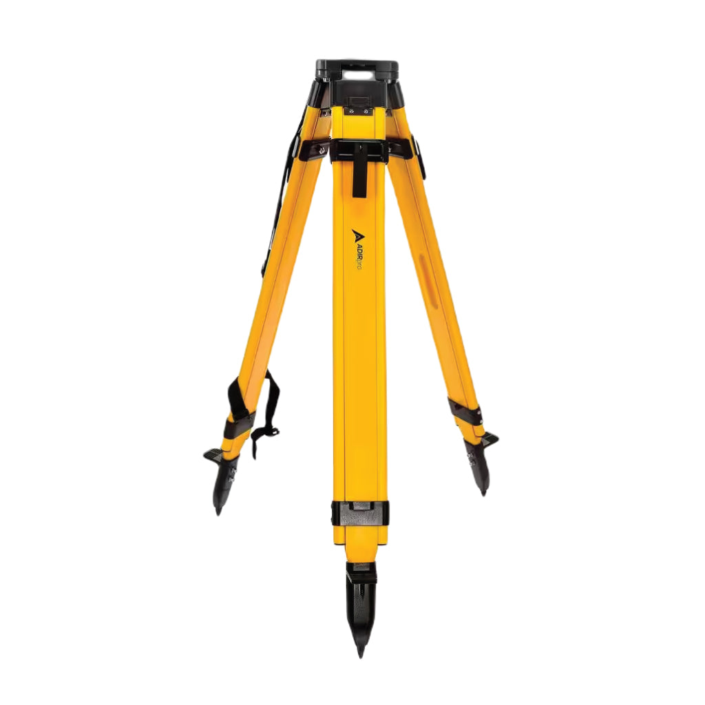 Heavy-Duty Wood and Fiberglass Quick-Clamp Tripod: Robust Support for Sturdy and Rapid Setup in Construction and Surveying Applications