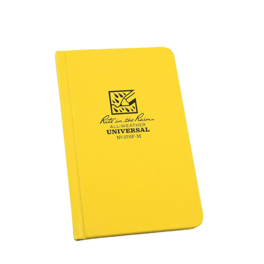 Rite in the Rain Weatherproof Field Notebook - Yellow Cover, 160 Pages