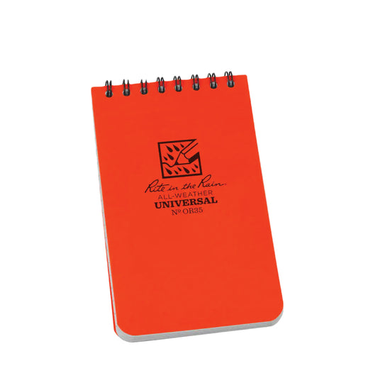Rite in the Rain Orange Weatherproof Pocket Notebooks - 6 Pack