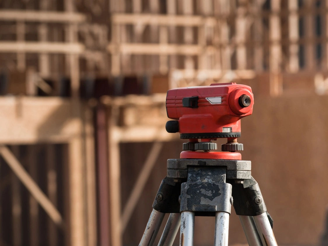 equipment theodolite tool construction site works