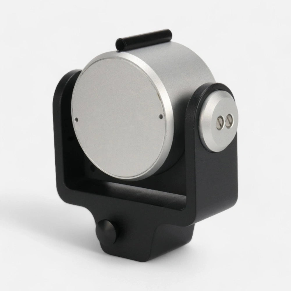 Leica GPH1P standard circular ultra precise survey prism, backside view