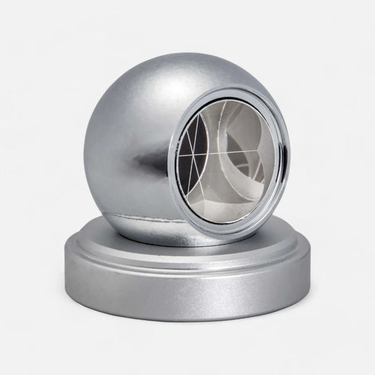 Monitoring ball magnet prism with base silver