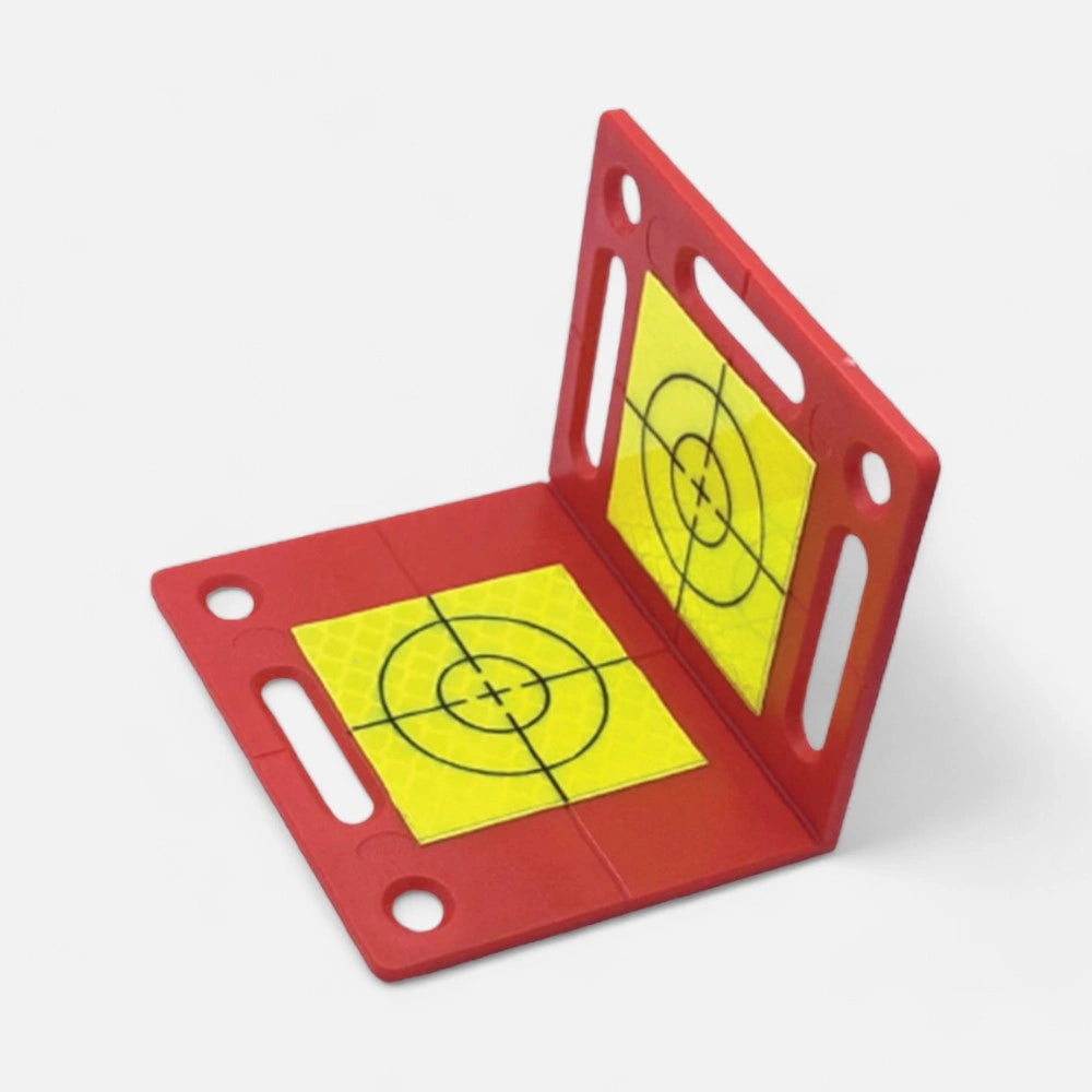 Red Wall Marker with Survey Reflective Target 90 Degree 5pcs ...