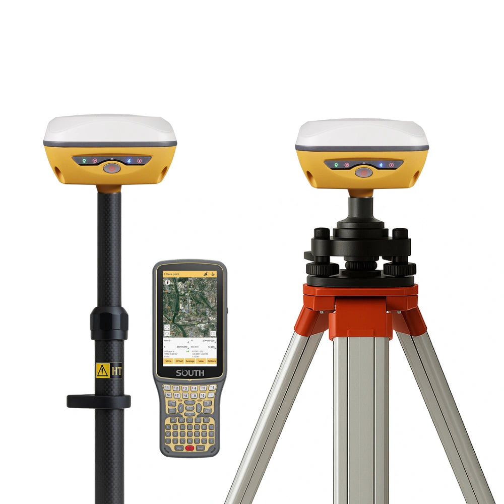 South G4 GNSS RTK Rover-Base Set – IMU Tilt, RTK, 4G & UHF – Surveying ...