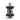 Surveying Equipment Metricop LLCH 360° prism with black housing and silver threaded top, for geodesy and engineering.