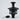 Surveying Equipment Metricop LLC black 360-degree prism with multiple reflective faces and a hook accessory.