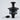 Surveying Equipment Metricop LLC black 360-degree prism with multiple reflective faces and a hook accessory.