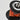 Surveying Equipment Metricop LLC Leica Style GRZ101M 360° orange mini prism with black base and silver screw.