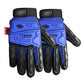 tswm blue black impact demolition construction mechanic gloves pair