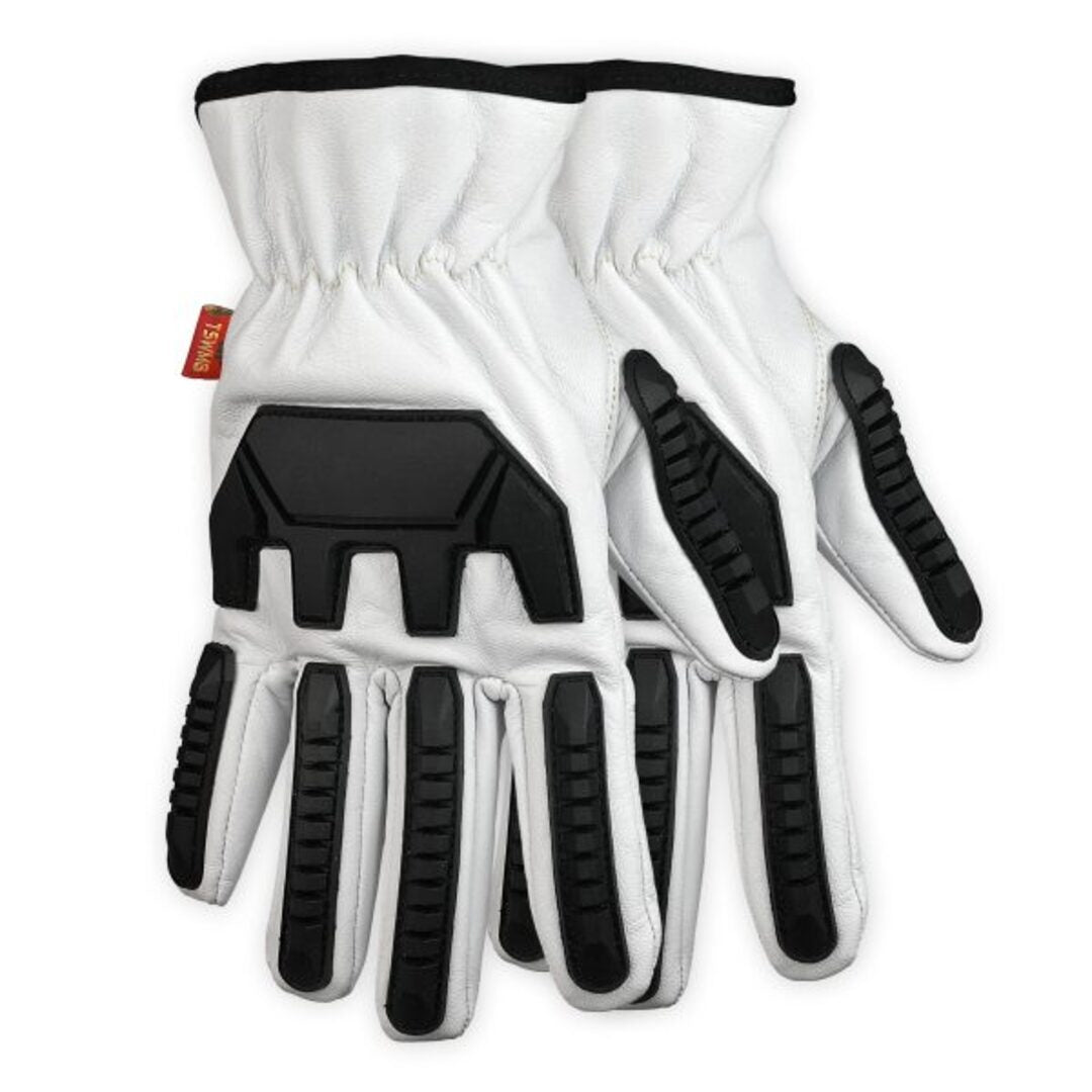 TSWM Bulk Pack of Goatskin Leather Gloves TPRG-5764 for Industrial Use