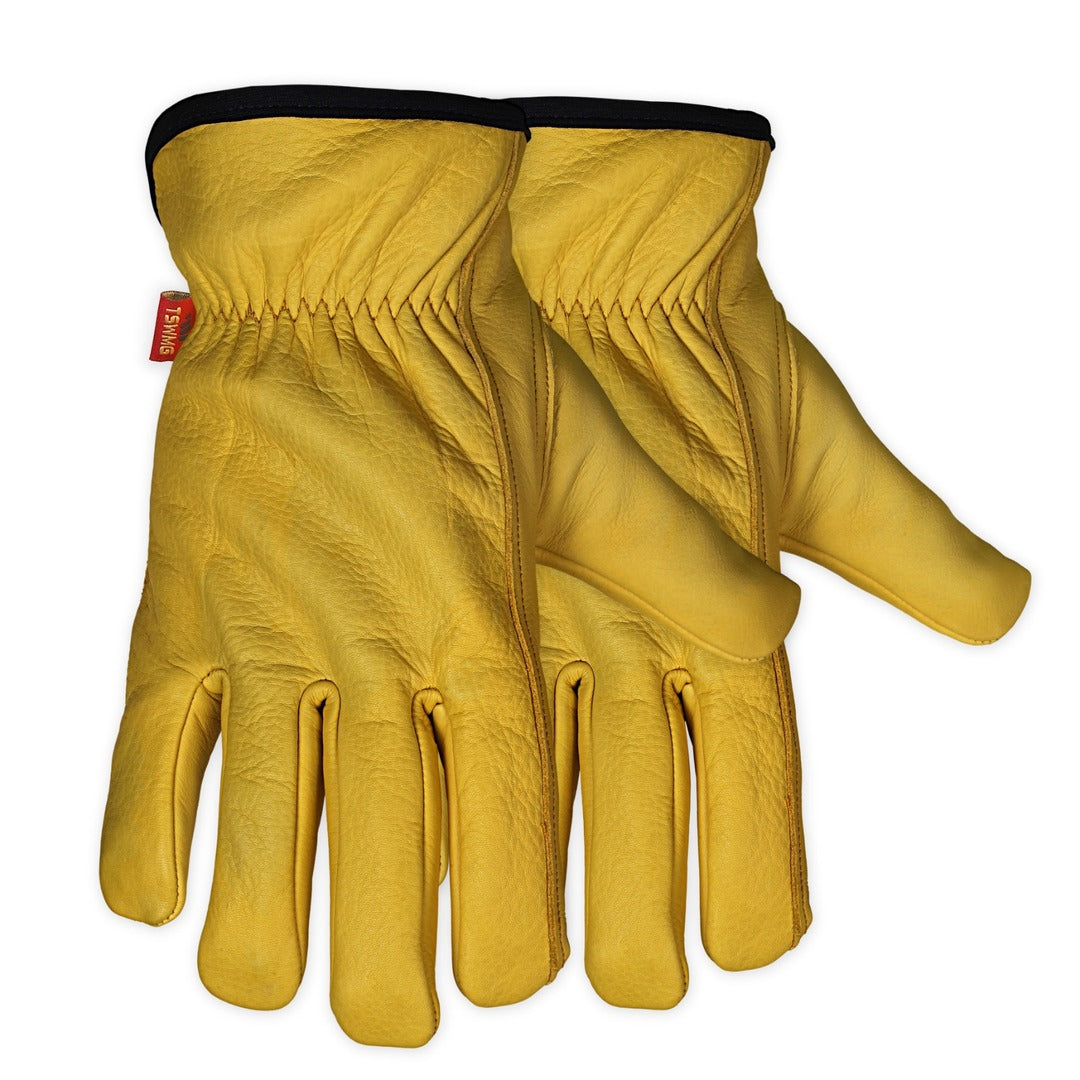 tswm cowhide construction gloves pair