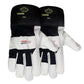 Bulk pack of TSWM Leather Palm Gloves, displaying sizes and quantity