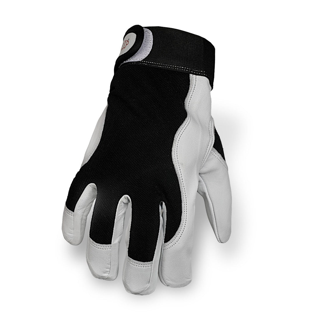 SG-3456 Leather Palm Gloves in industrial setting