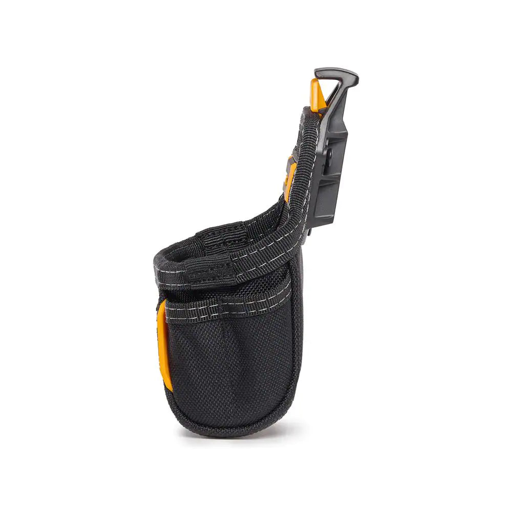 Tape Measure/All Purpose Pouch in Black with Cliptech Adaptability and 6-Layer No-Snag Hidden-Seam Construction