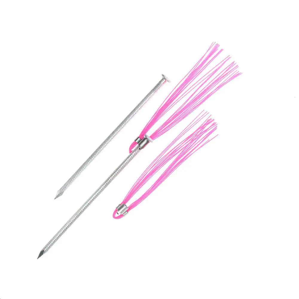 6 In. Pink Ground Markers - Whiskers and Stakes (25-Pack)