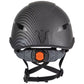Safety Helmet, Premium KARBN Pattern, Non-Vented, Class E, Headlamp